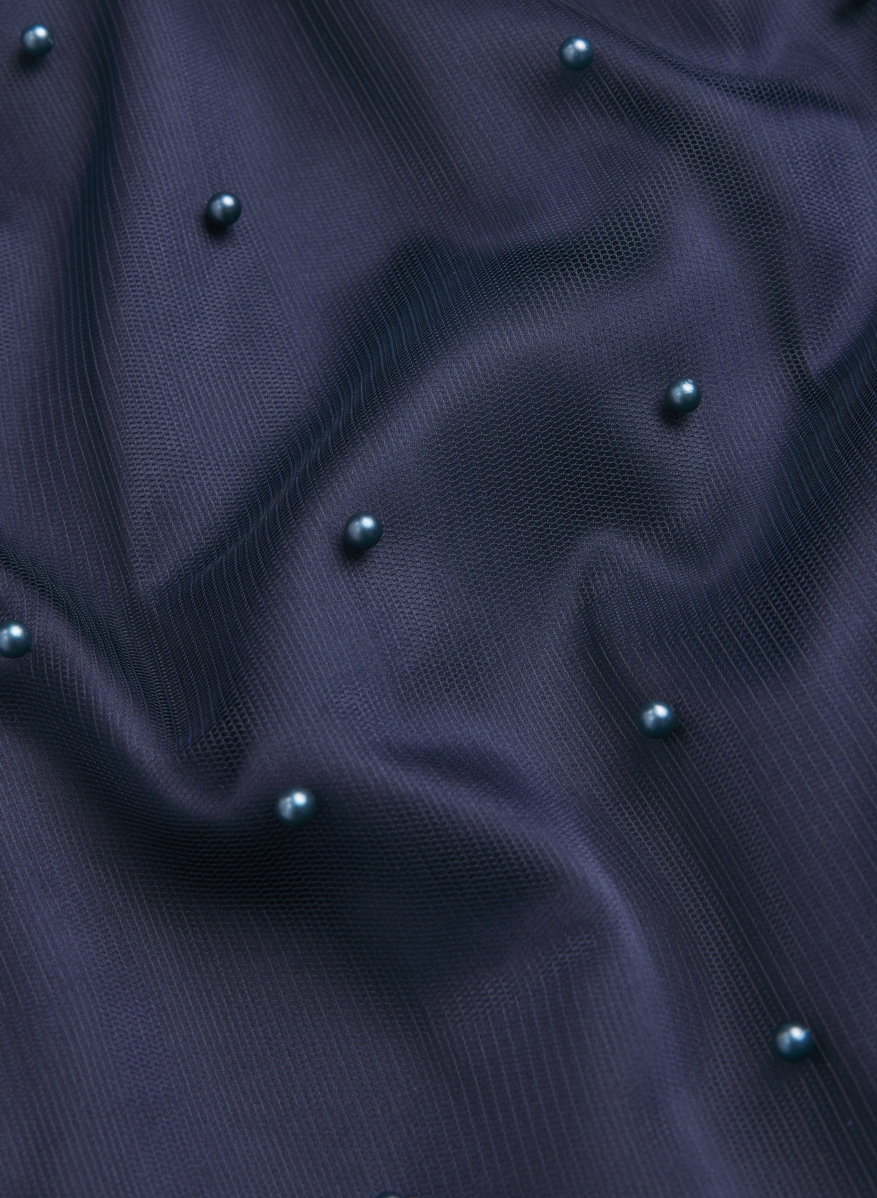 Tonal Pearl Embellished Dress