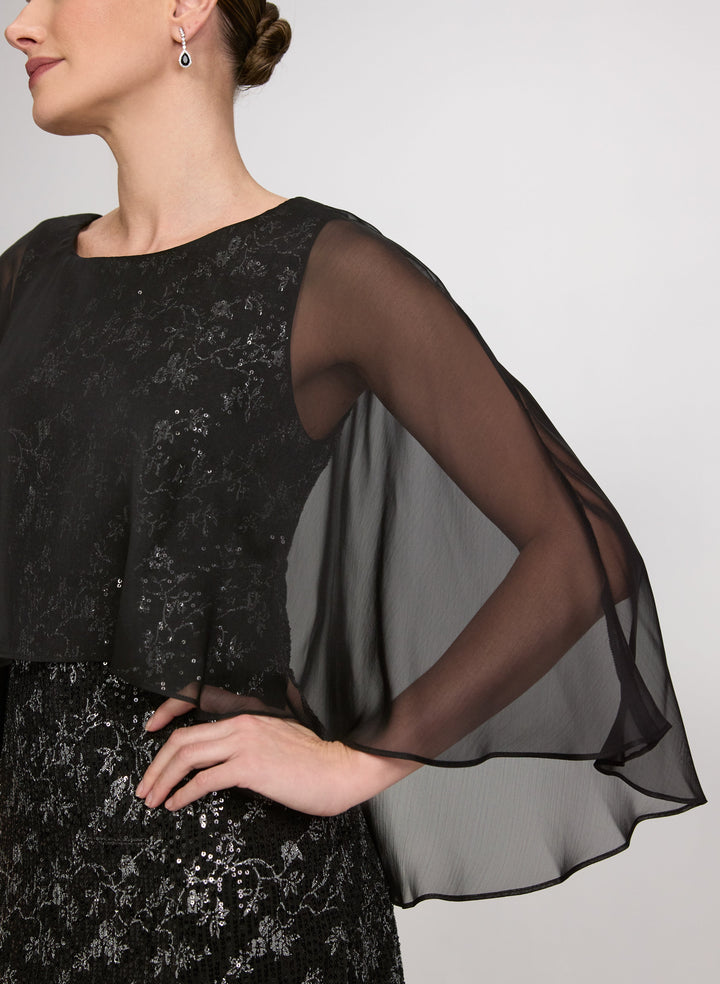 Floral Sequin Dress