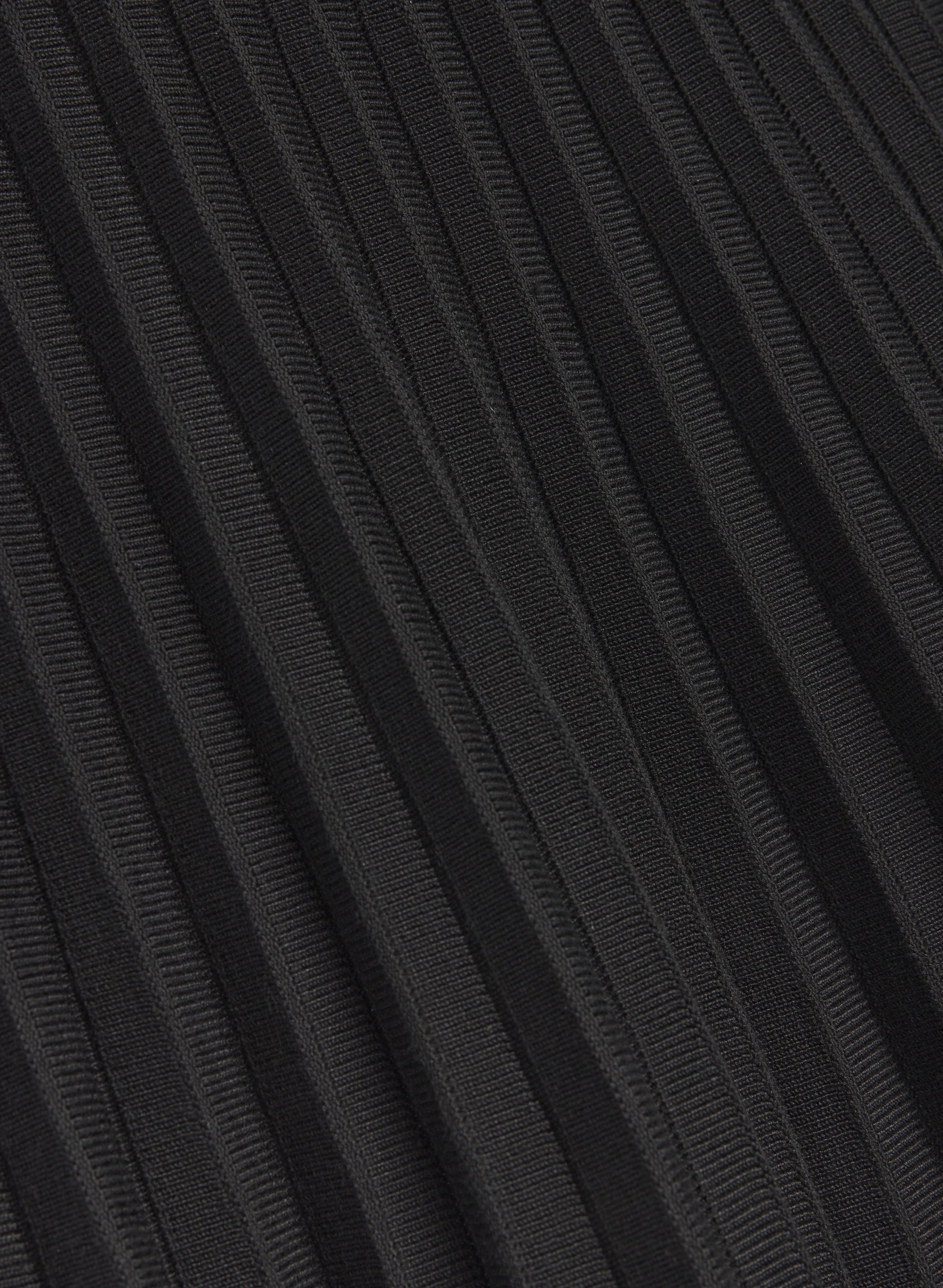 Pleated Knit Dress