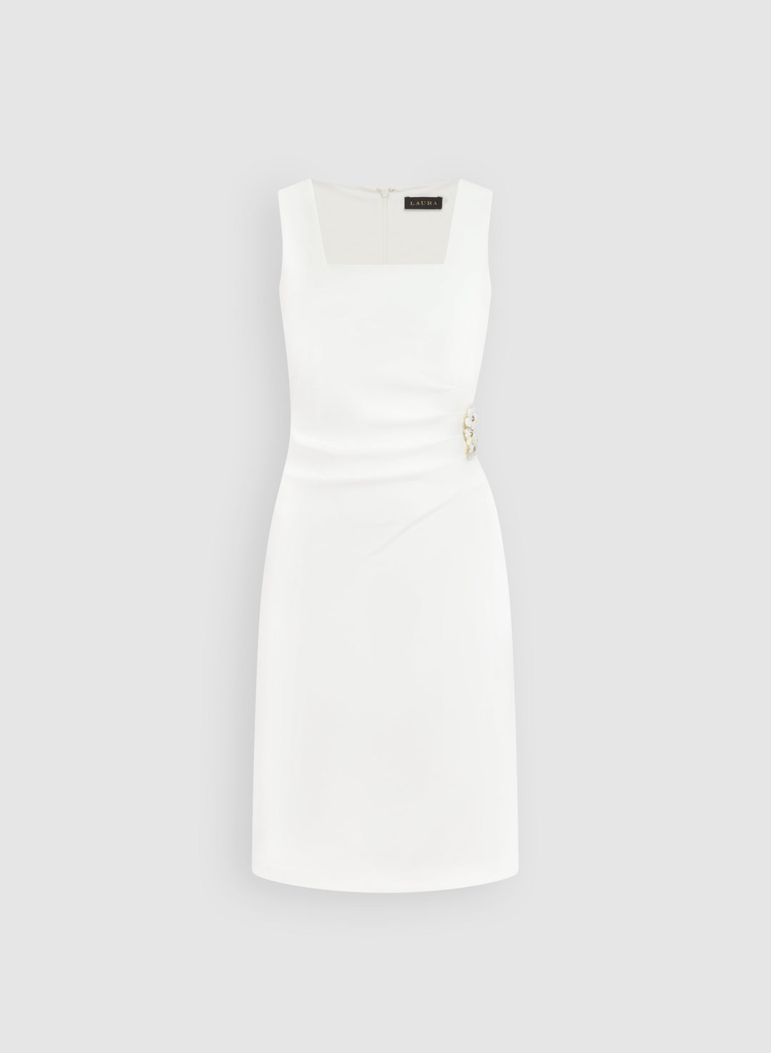 Floral Button Detail Dress