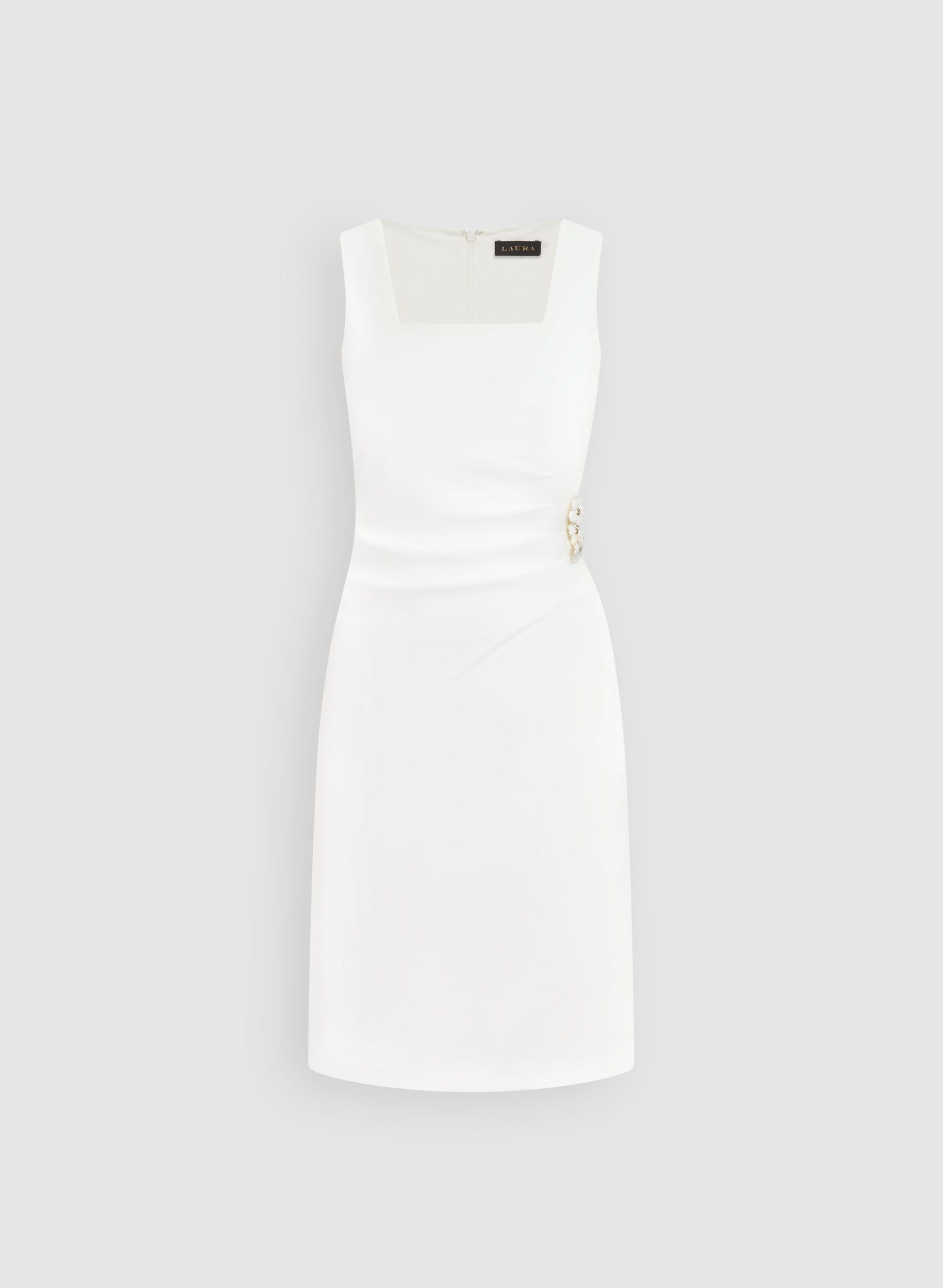Floral Button Detail Dress