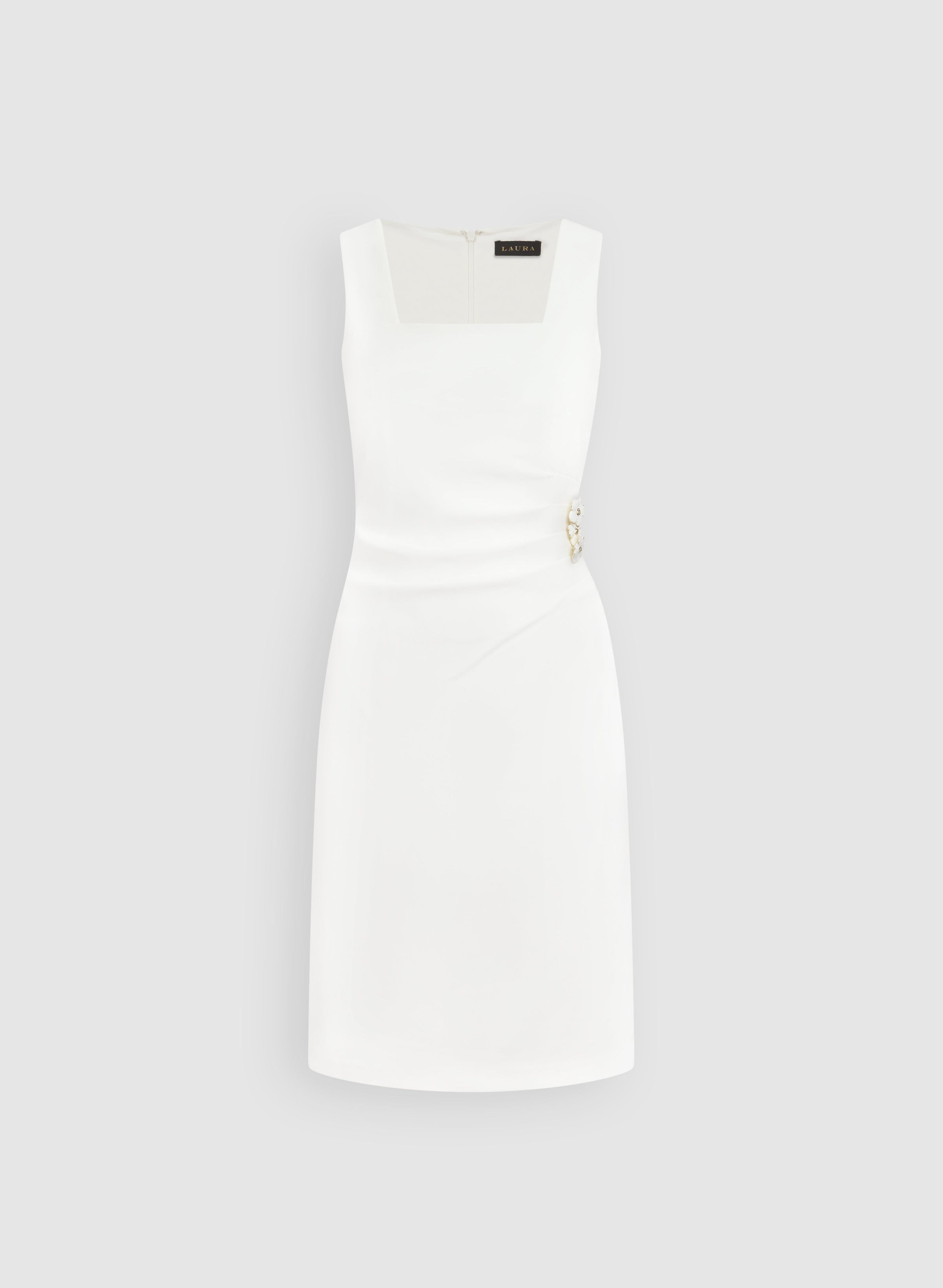 Floral Button Detail Dress