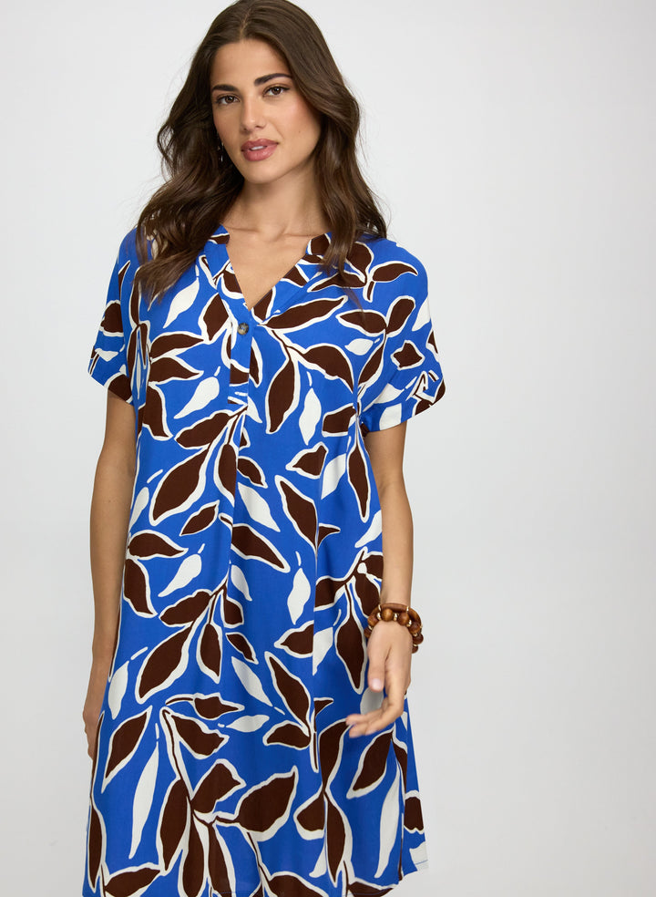 Leaf Print Dress
