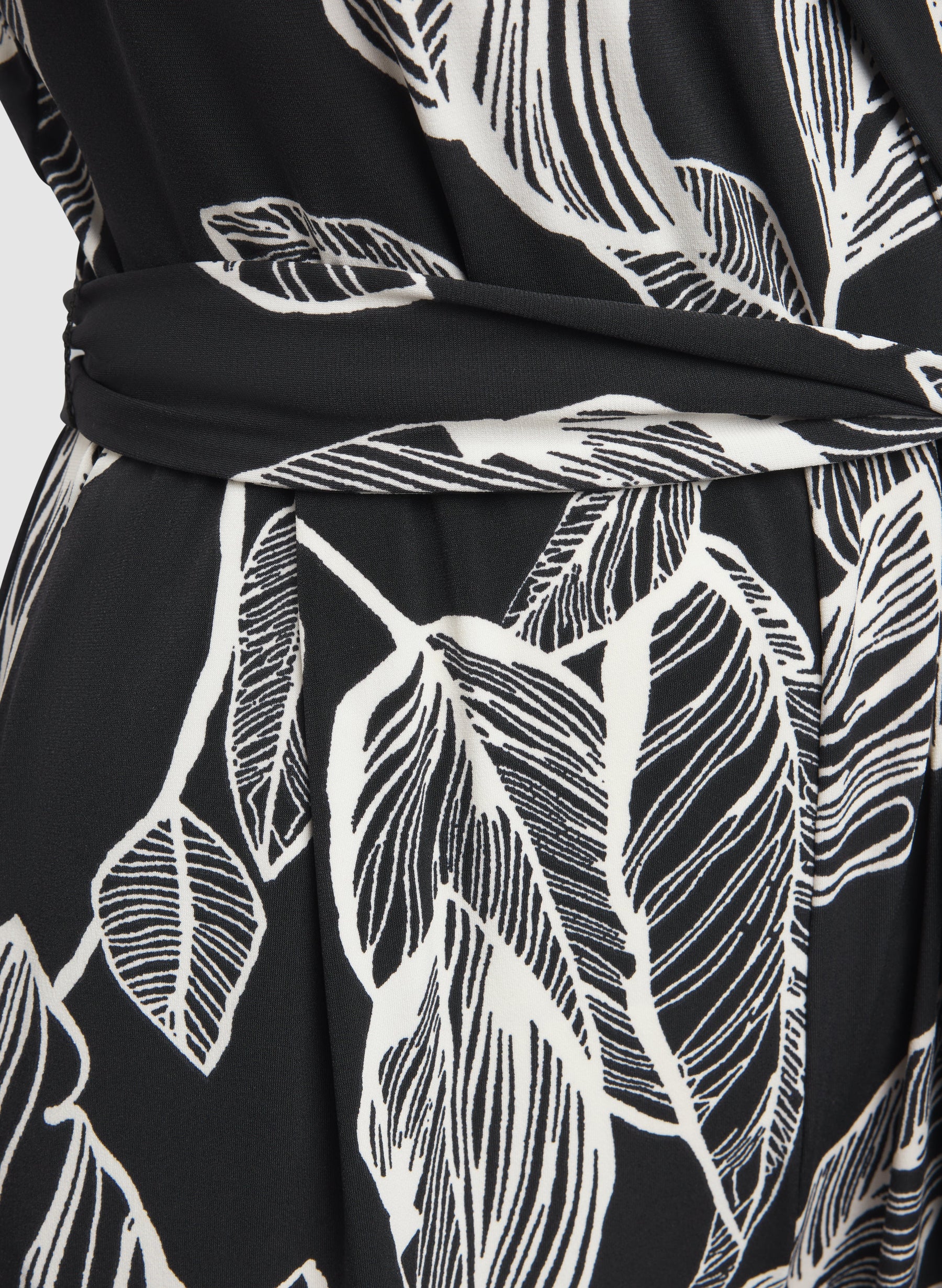 Leaf Print Jumpsuit