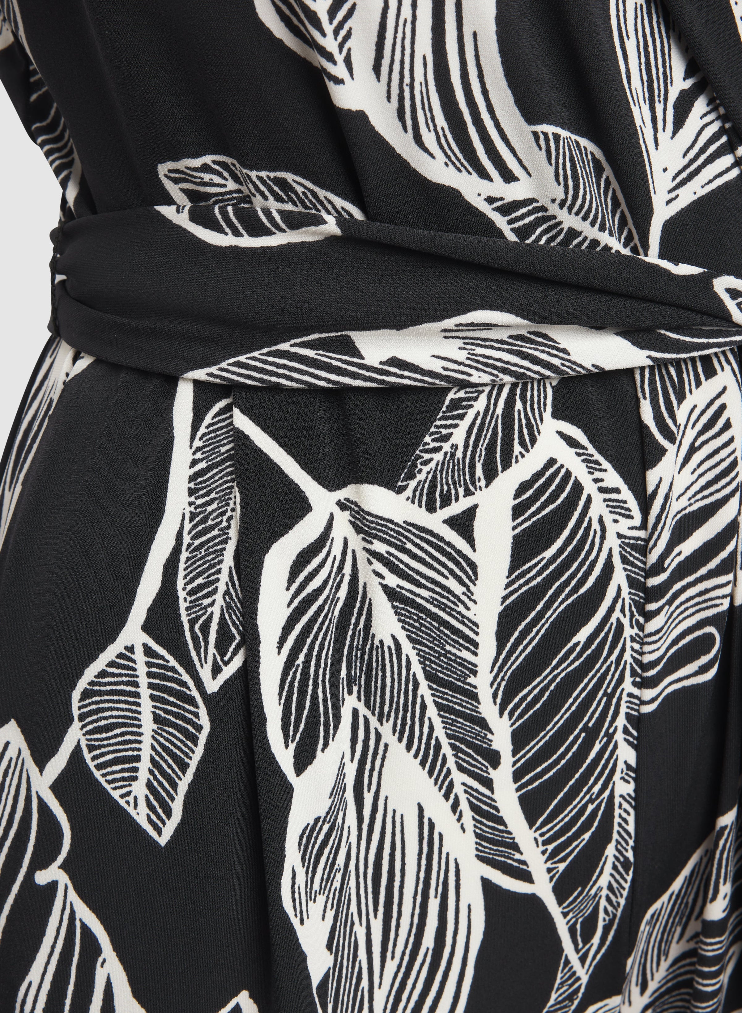 Leaf Print Jumpsuit