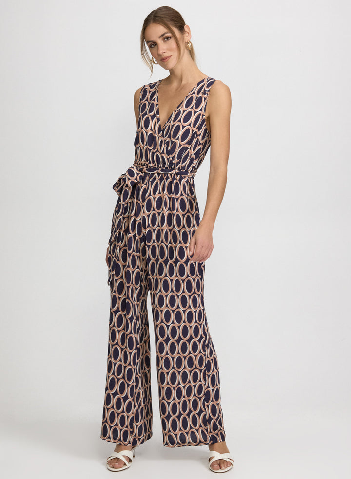 Geometric Print Jumpsuit
