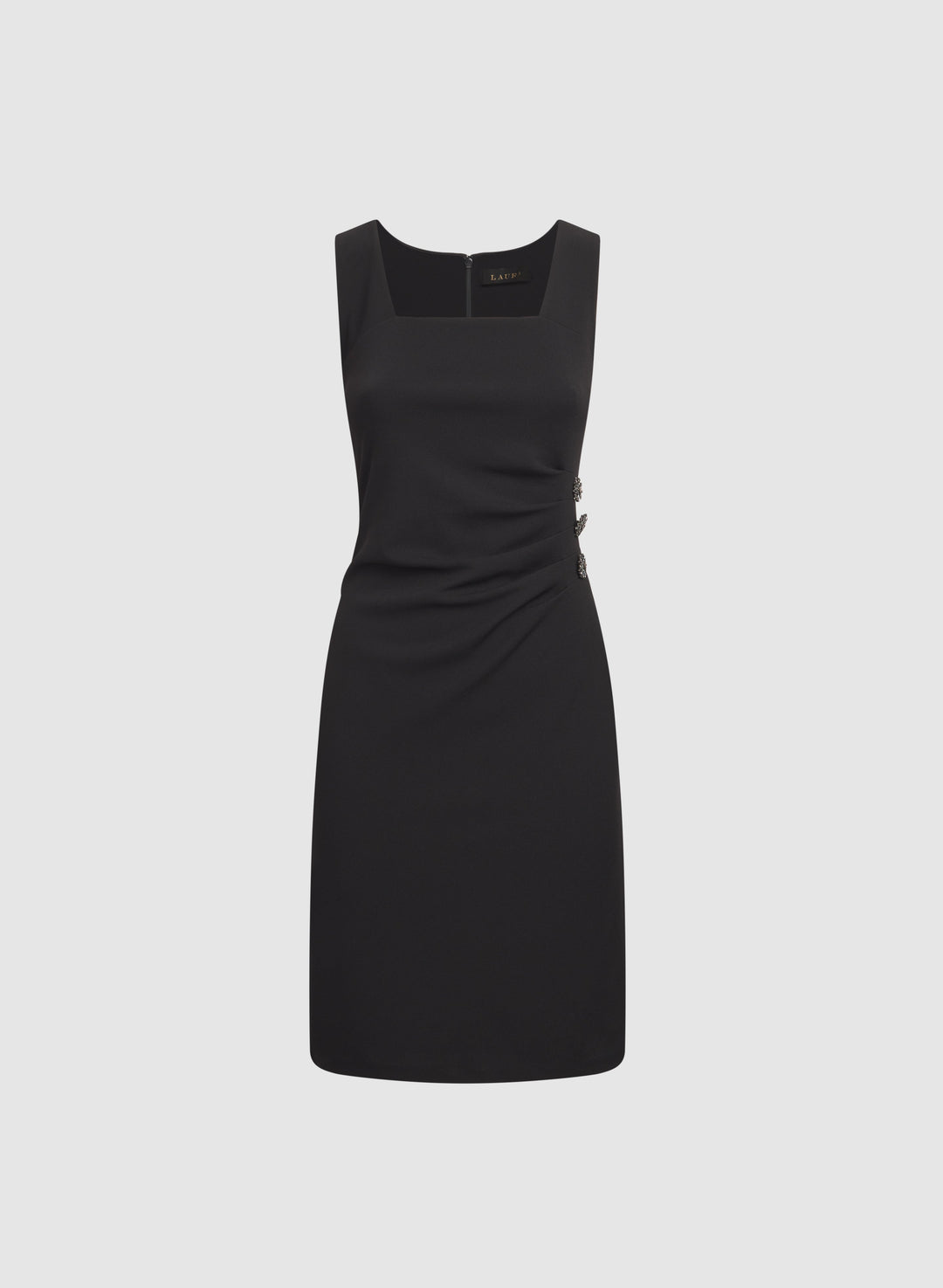 Fitted Rhinestone Detail Dress