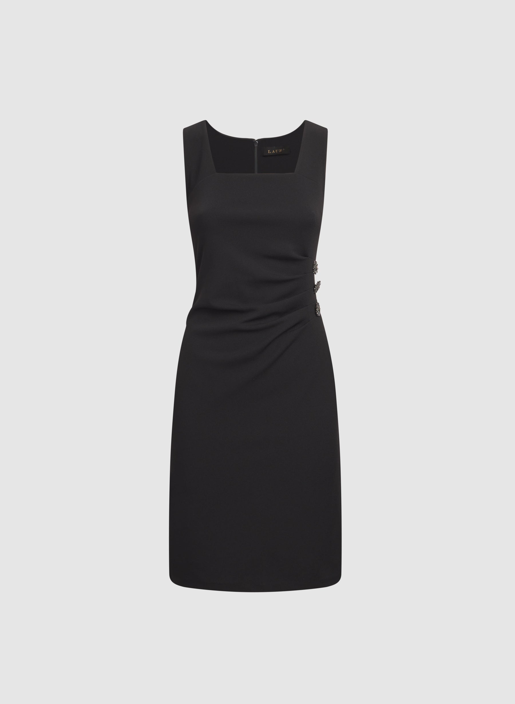 Fitted Rhinestone Detail Dress