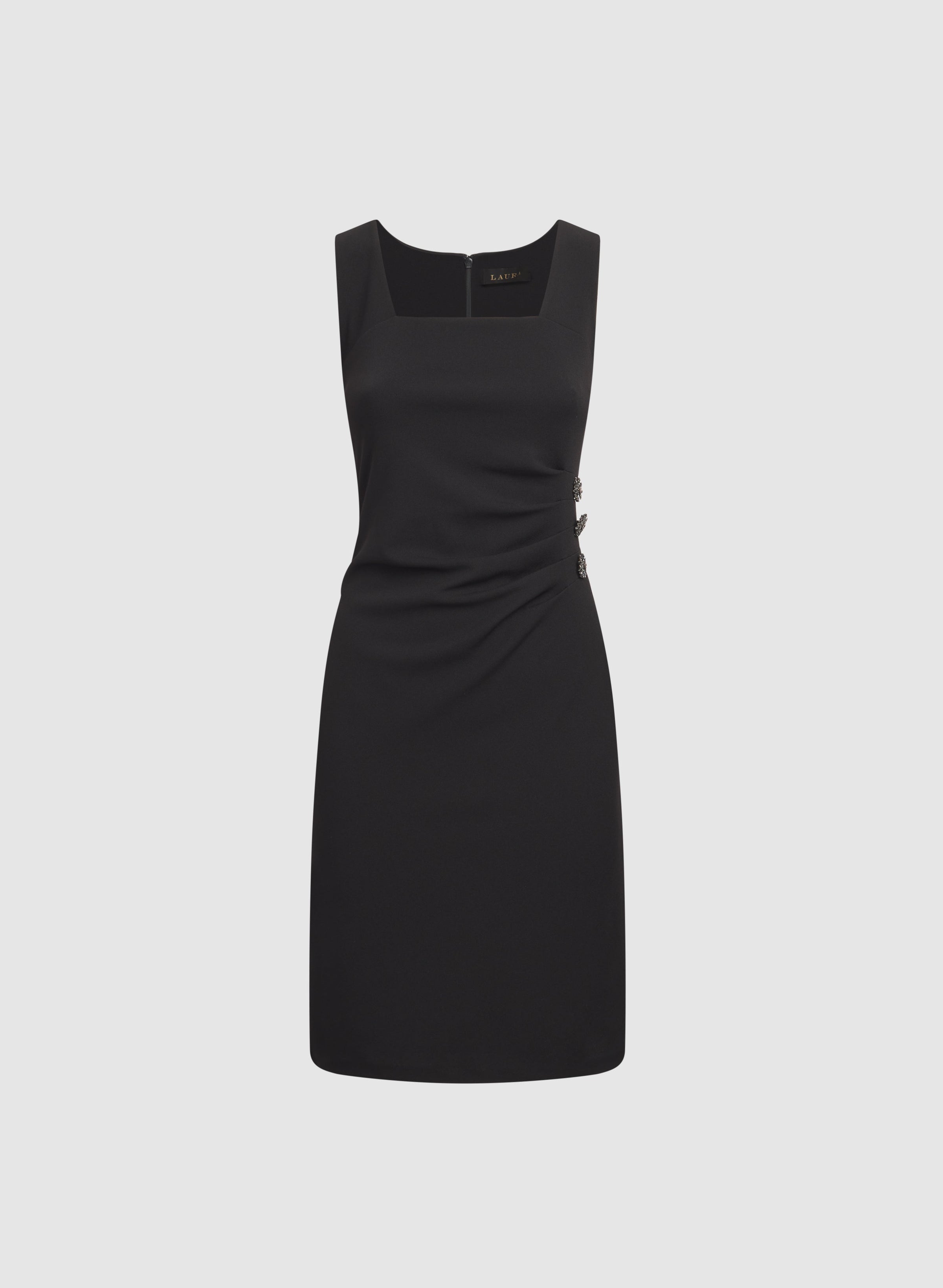 Fitted Rhinestone Detail Dress