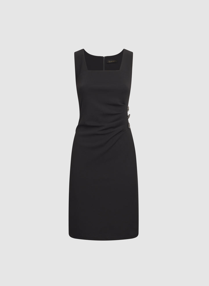 Fitted Rhinestone Detail Dress