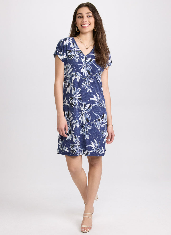 Floral V-Neck Dress