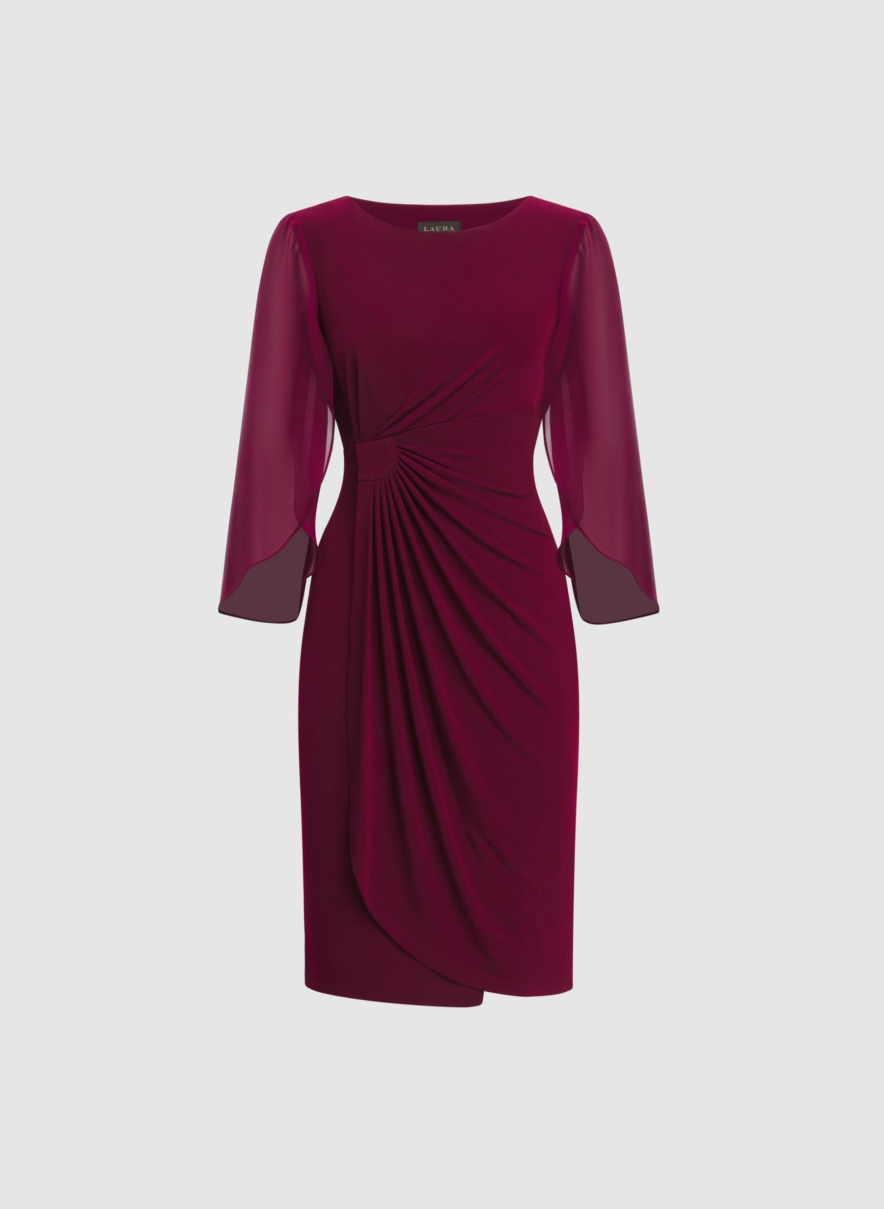 Gathered Jersey Dress