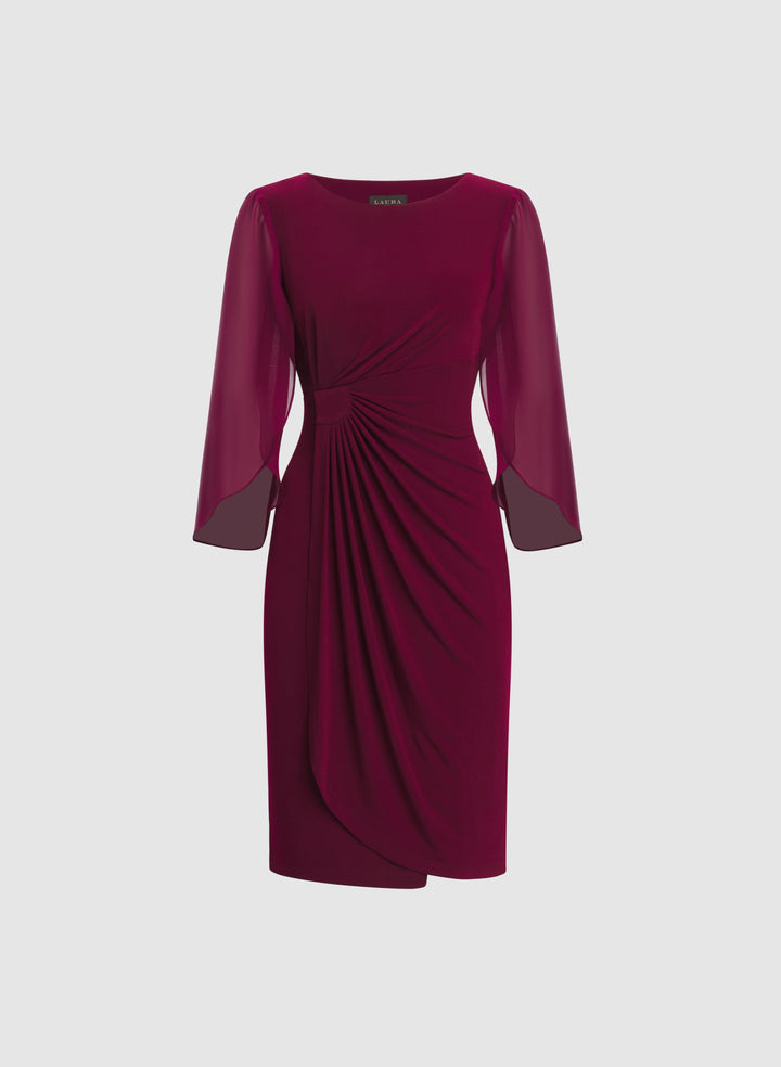 Gathered Jersey Dress