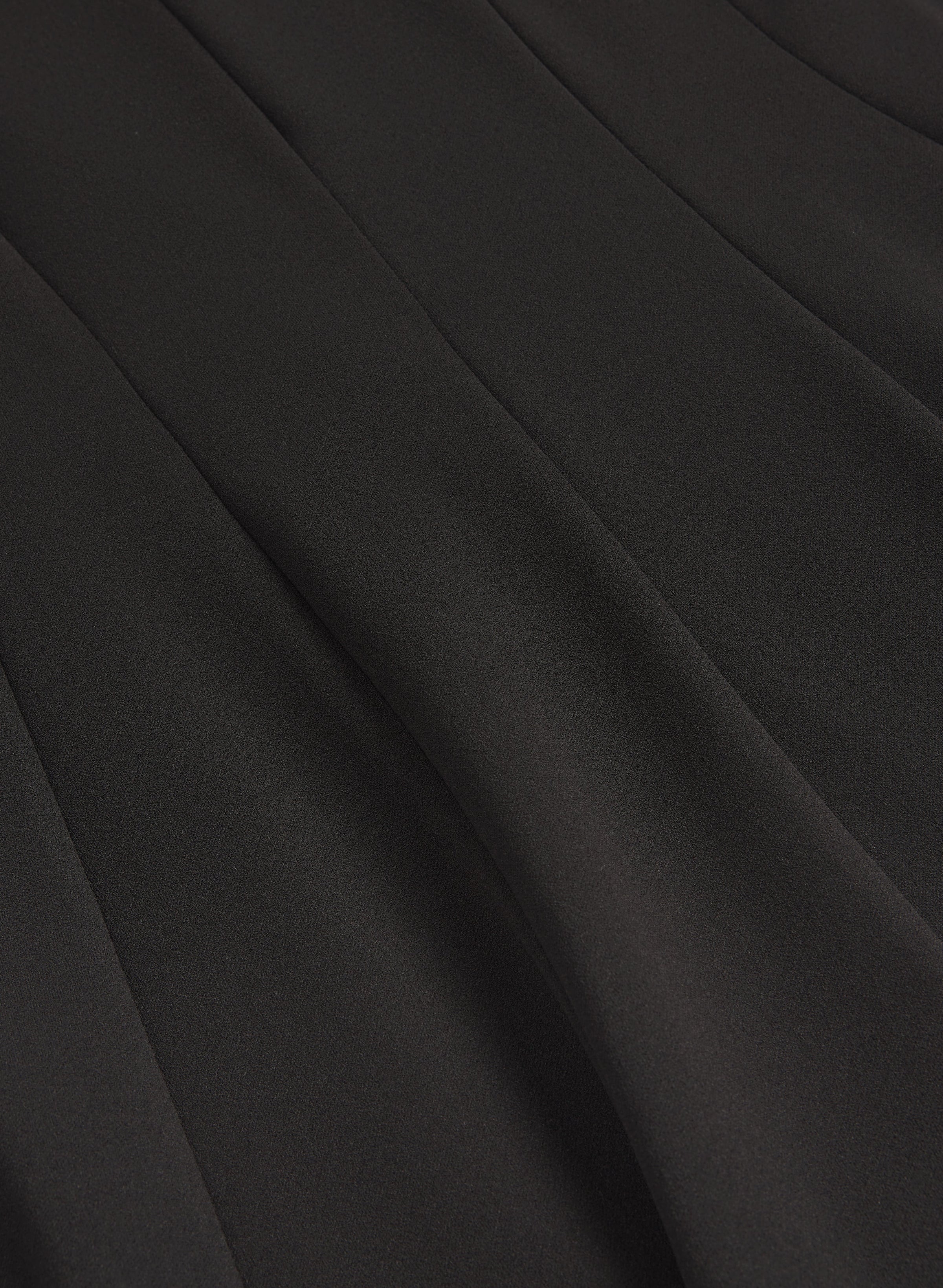 Crepe Fit and Flare Dress