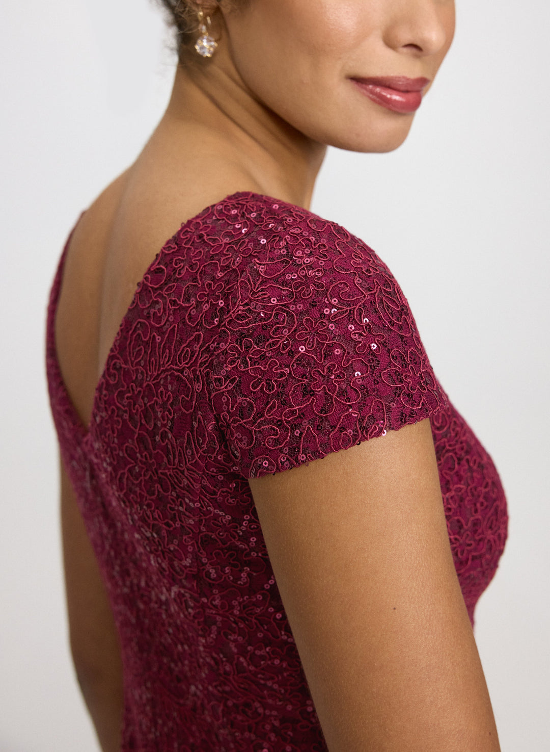 Sequin Fitted Dress