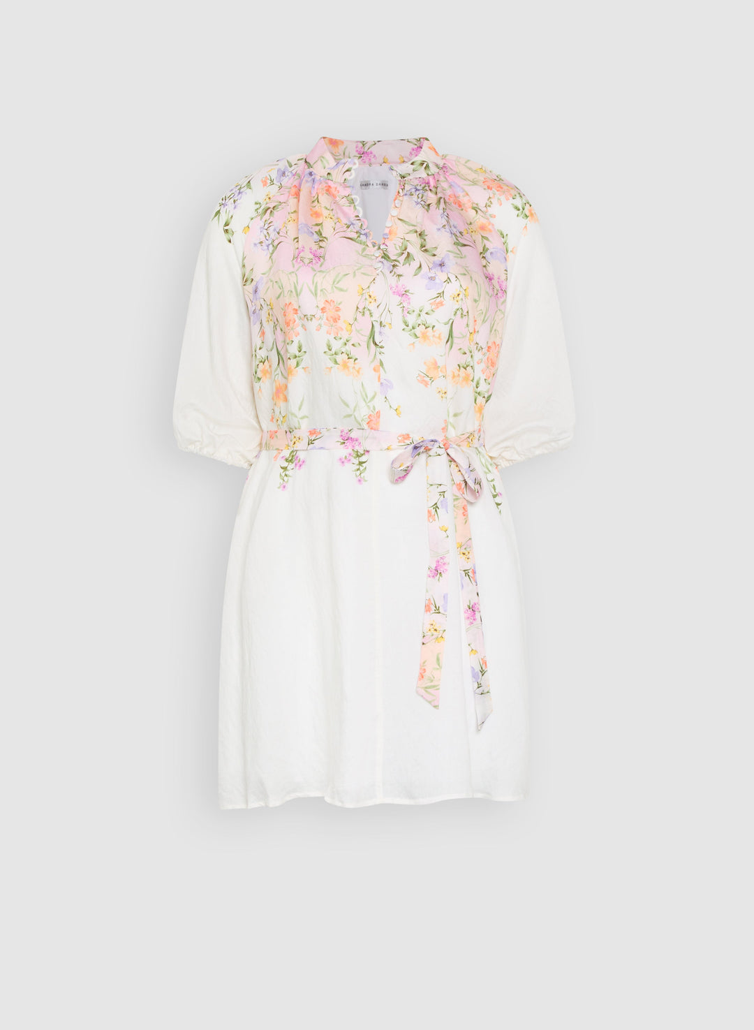 Floral 3/4 Sleeve Dress
