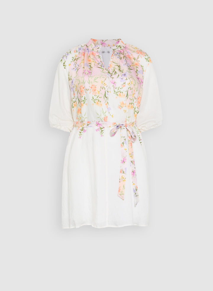 Floral 3/4 Sleeve Dress