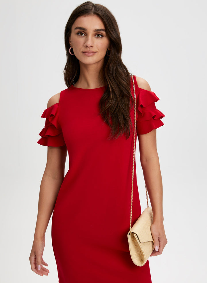 Ruffle Detail Day Dress