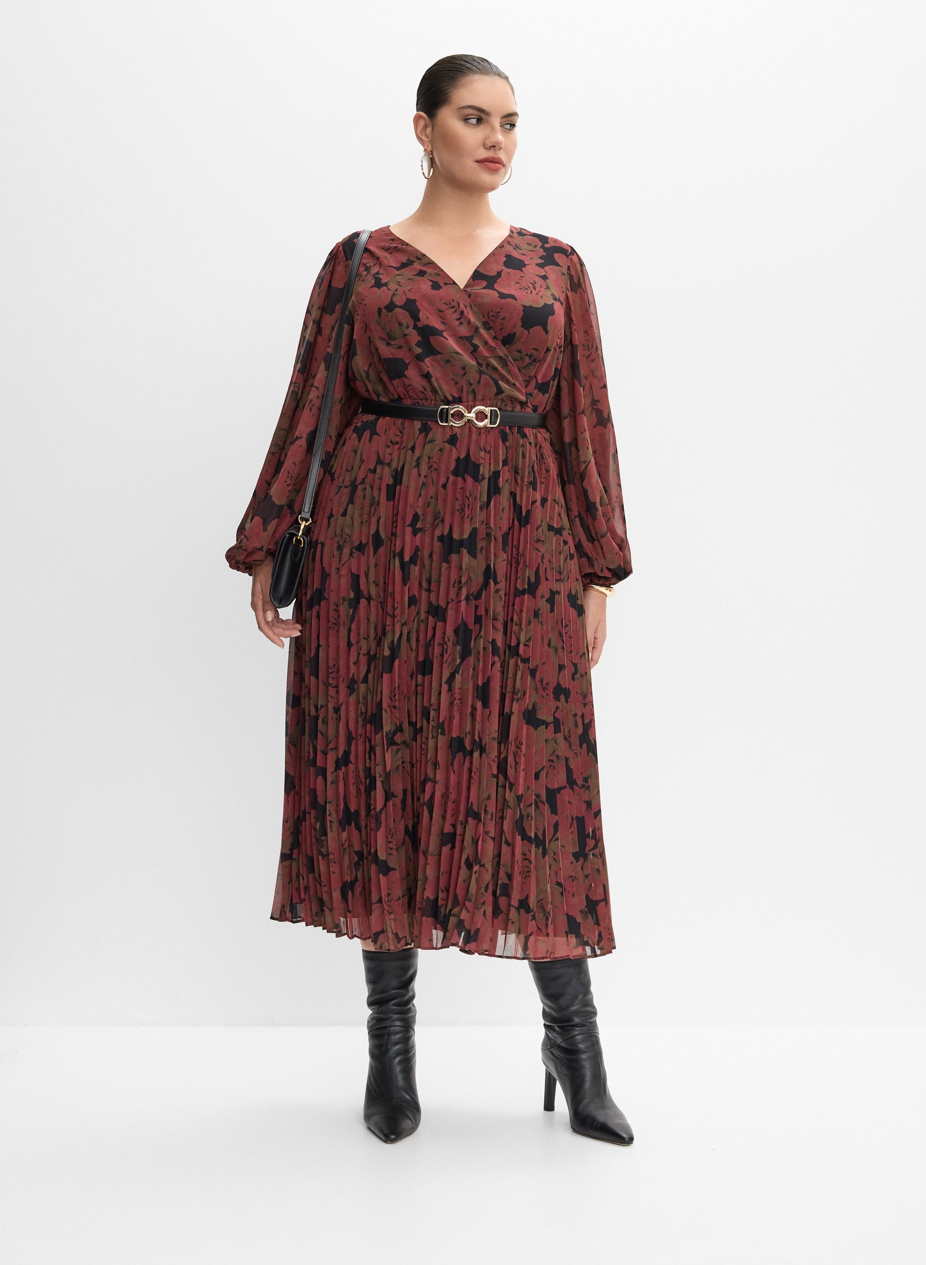 Melanie Lyne - Rose Chiffon Dress