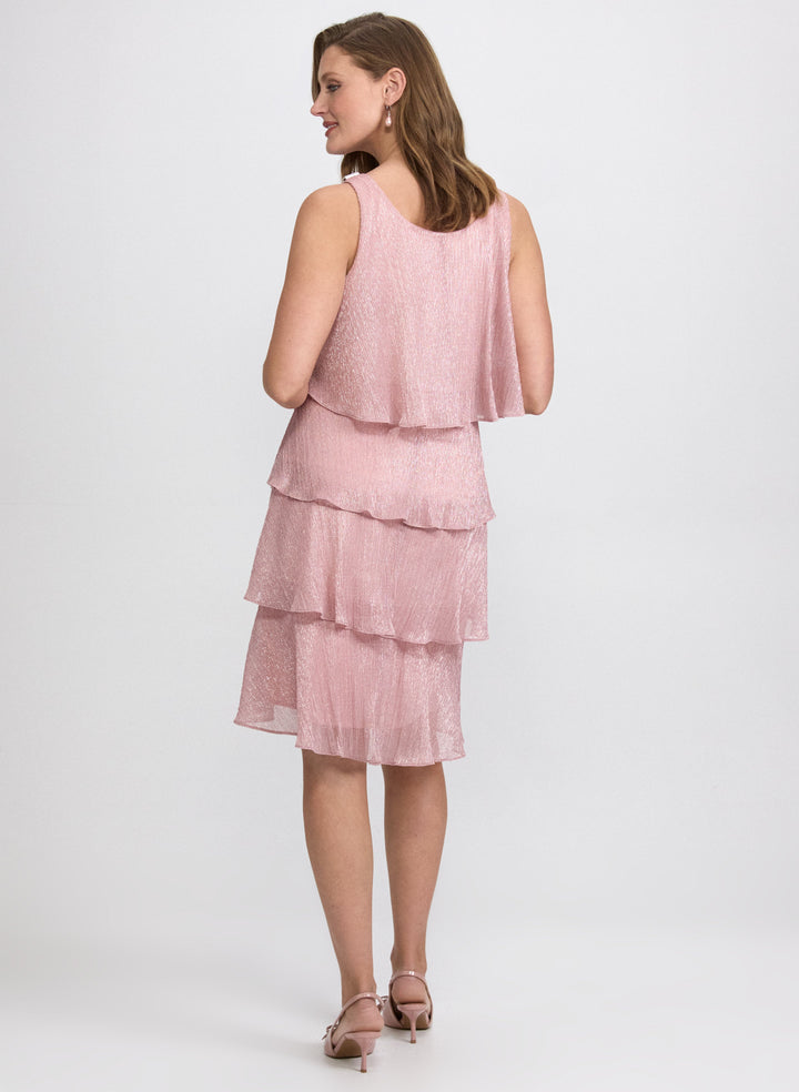 Metallic Tiered Dress