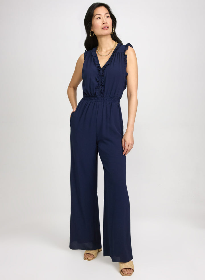 Frilled Trim Jumpsuit