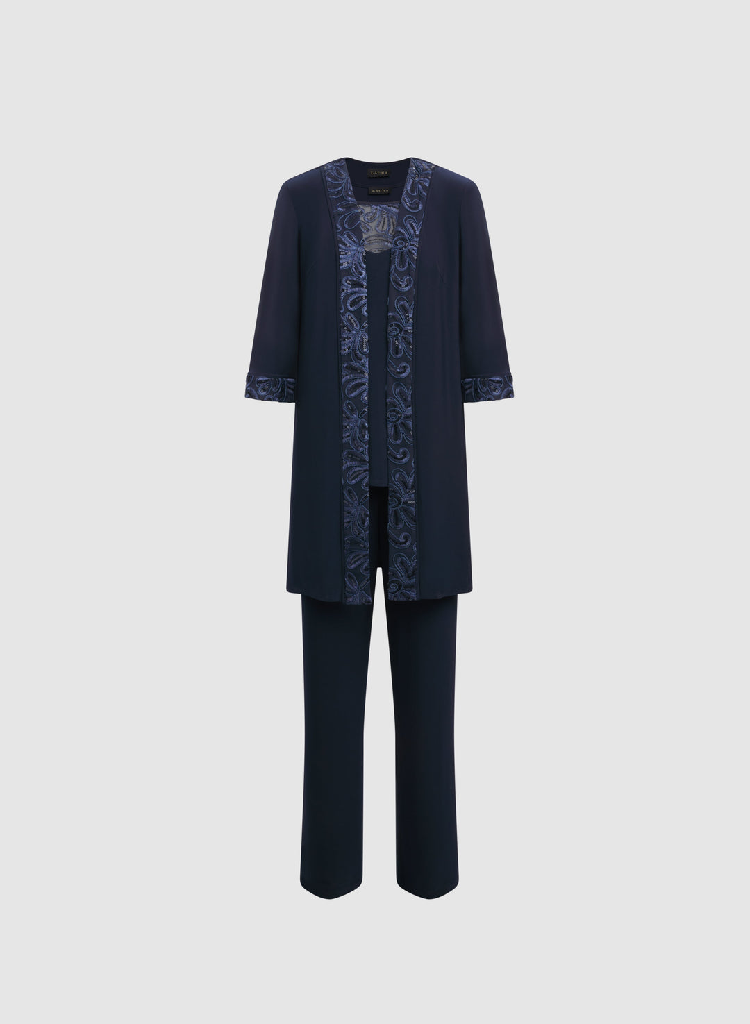 Three-Piece Pantsuit Set