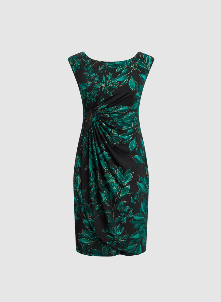 Leaf Print Dress