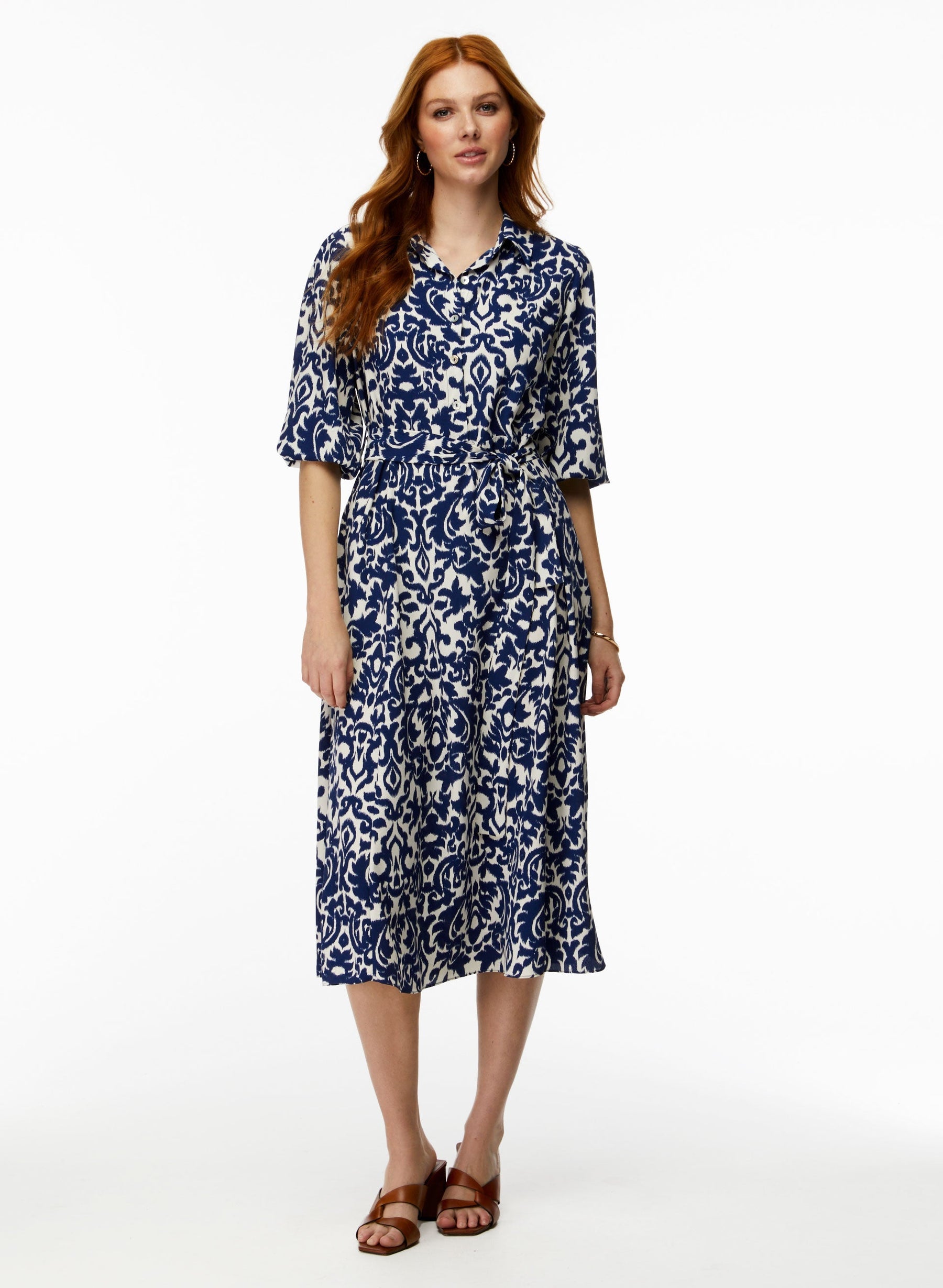 Paisley Print Dress