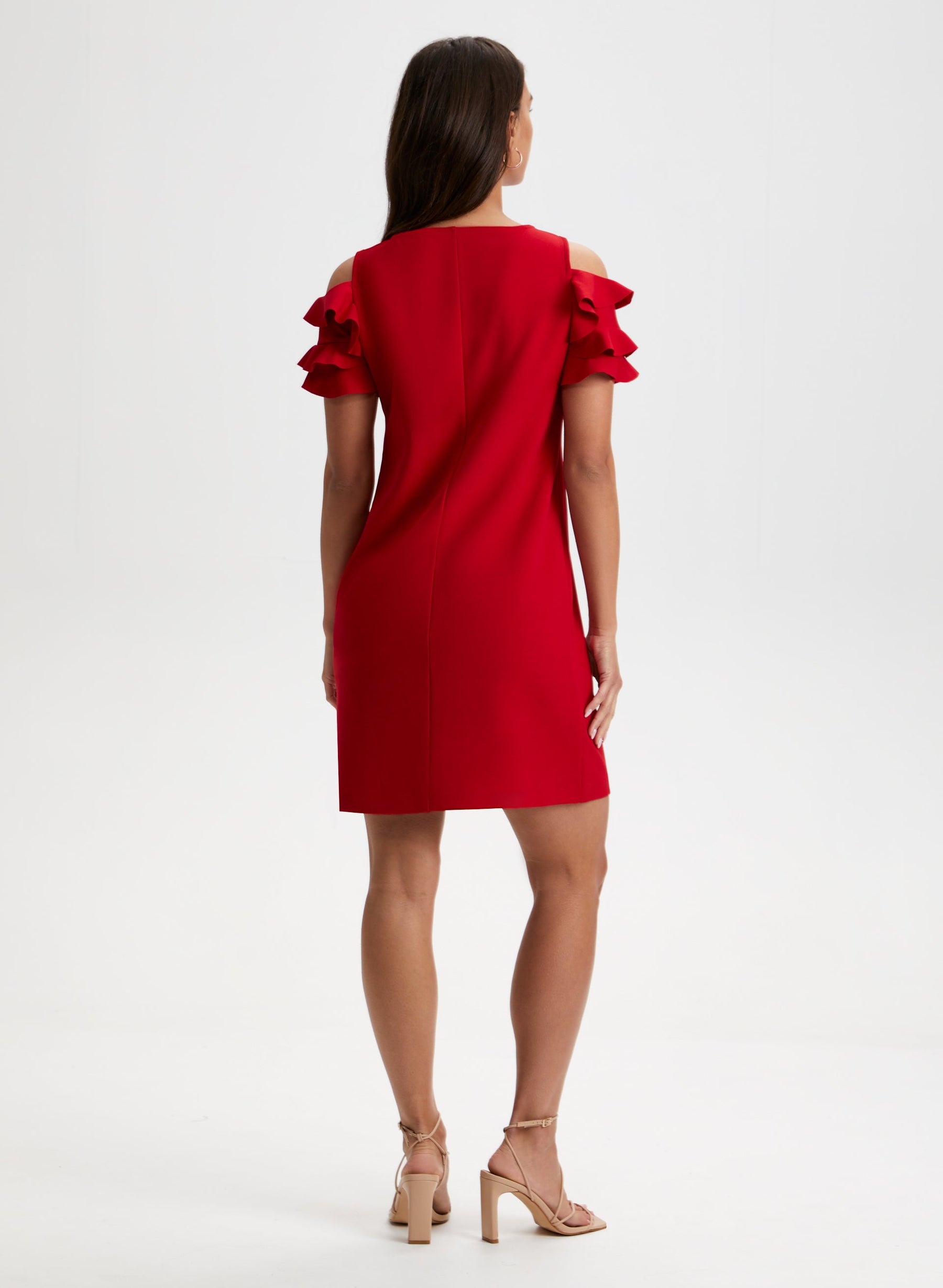 Ruffle Detail Day Dress