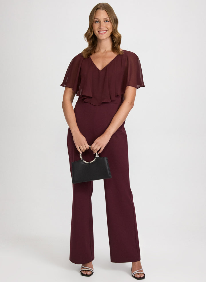 Flounce Front Jumpsuit