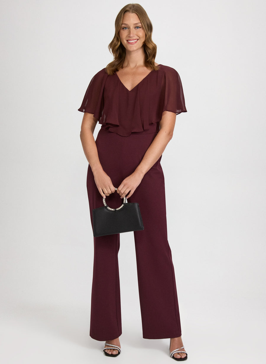 Flounce Front Jumpsuit