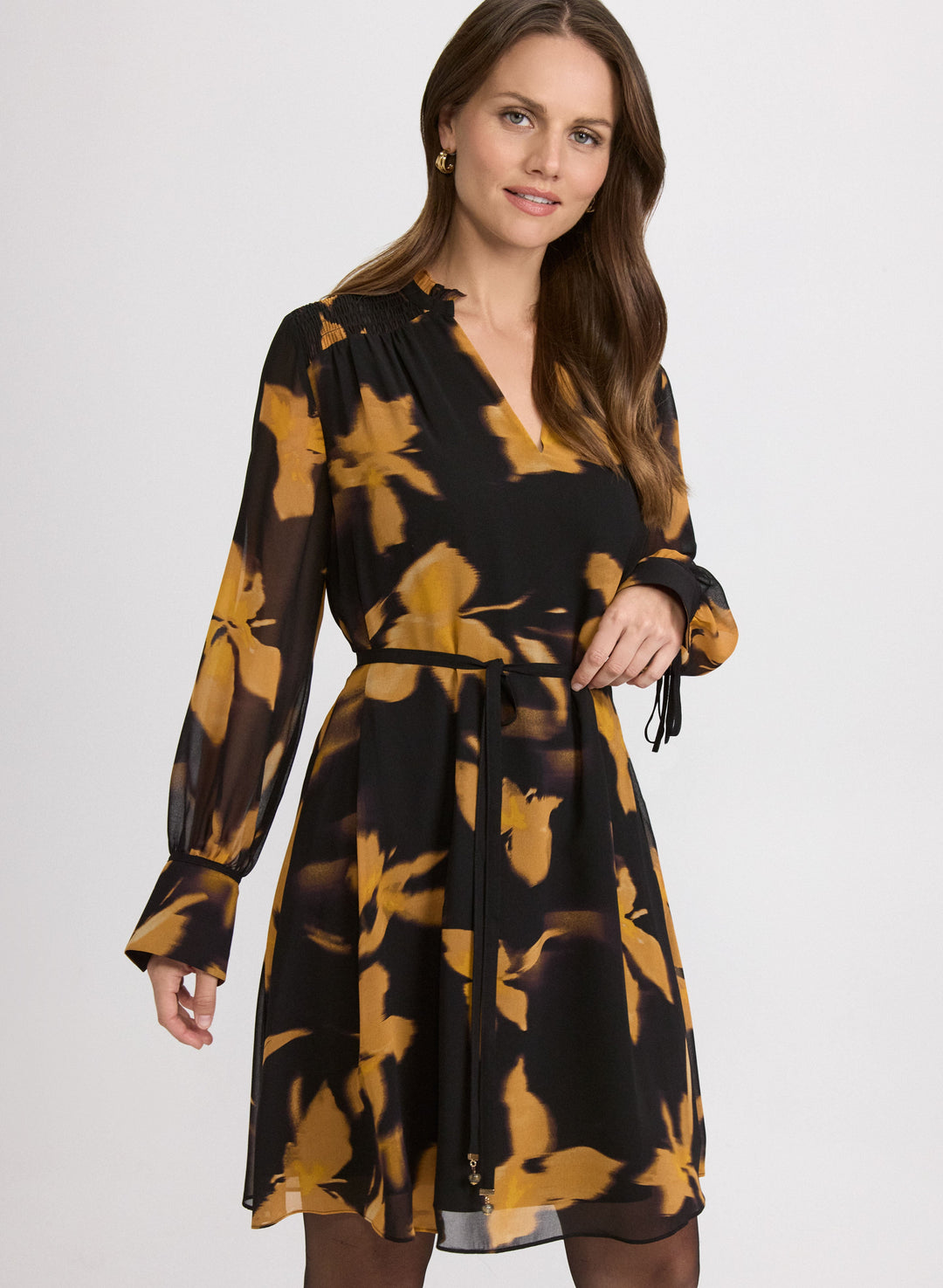 Floral Chiffon Dress