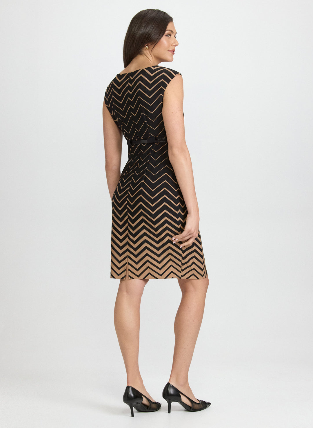 Zigzag Print Dress