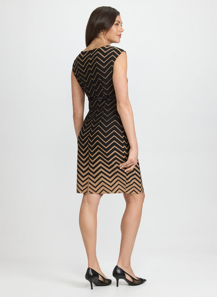 Zigzag Print Dress