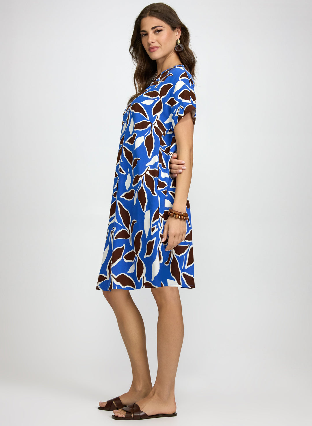 Leaf Print Dress
