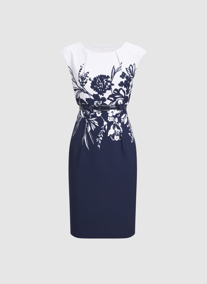 Floral Cap Sleeve Dress
