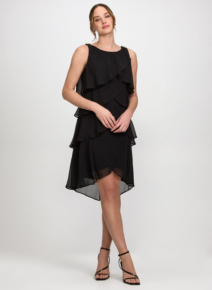Tiered Chiffon Dress