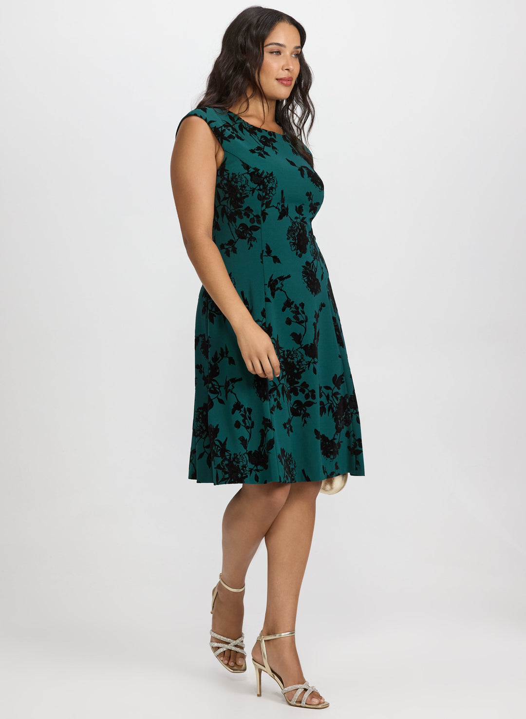 Floral Fit and Flare Dress