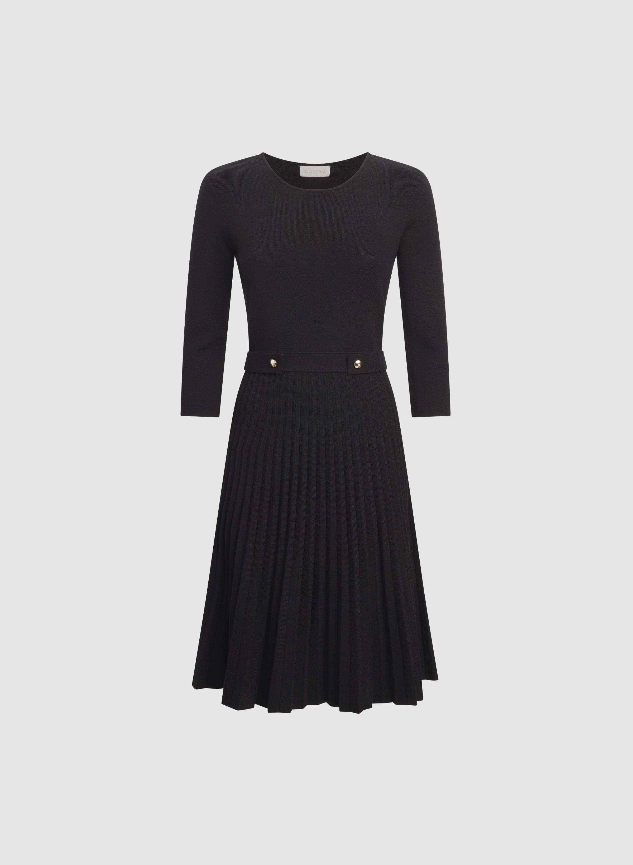 Fit & Flare Knit Dress