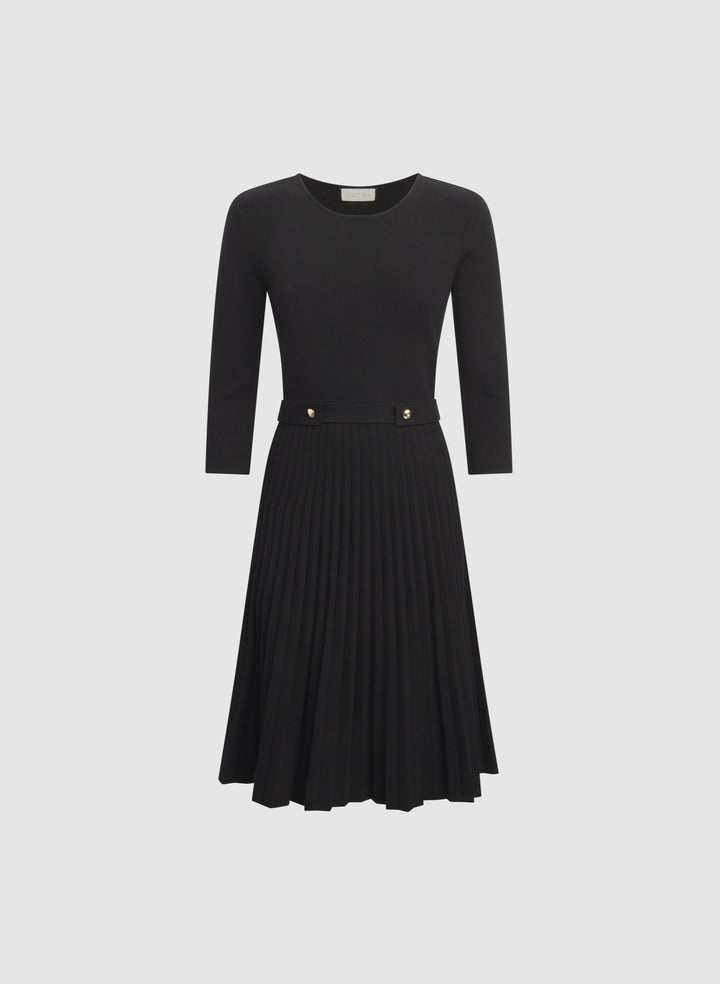 Fit & Flare Knit Dress