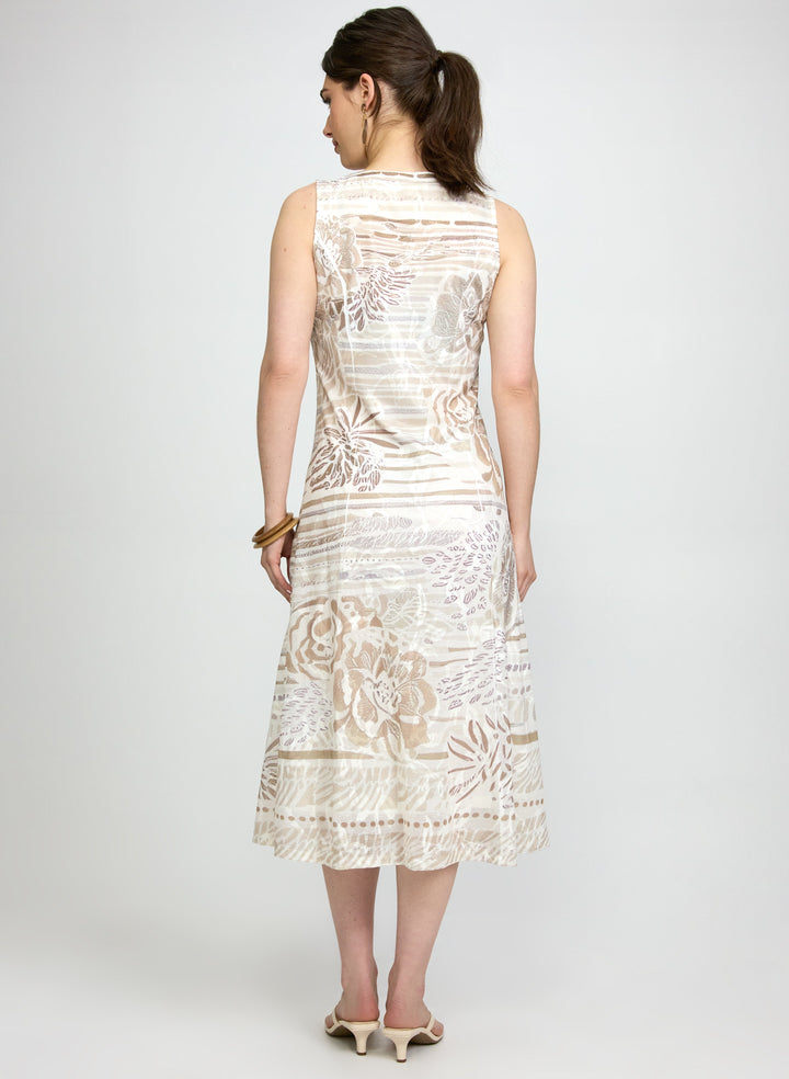 Tonal Printed Dress