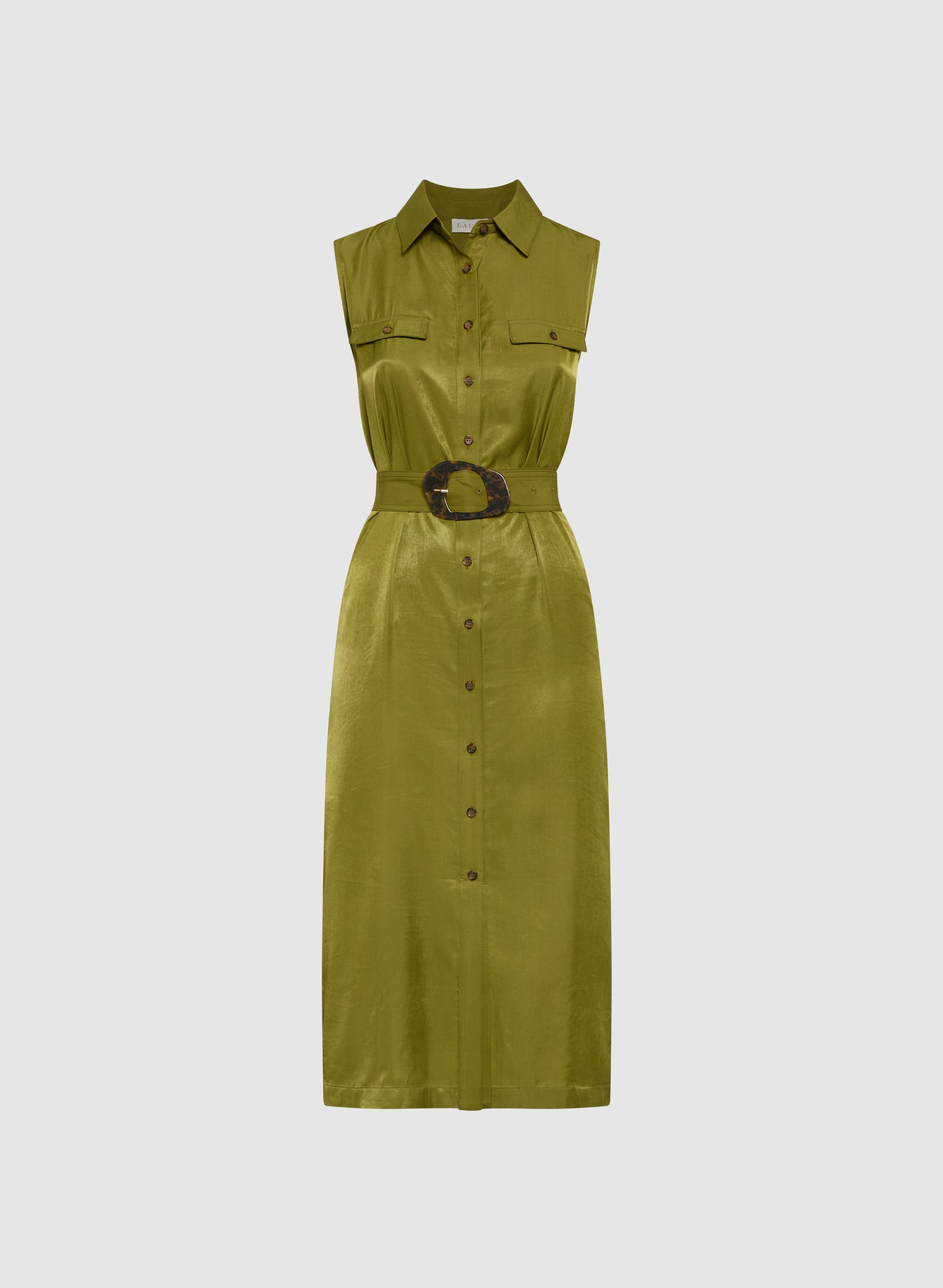 Belted Shirt Dress