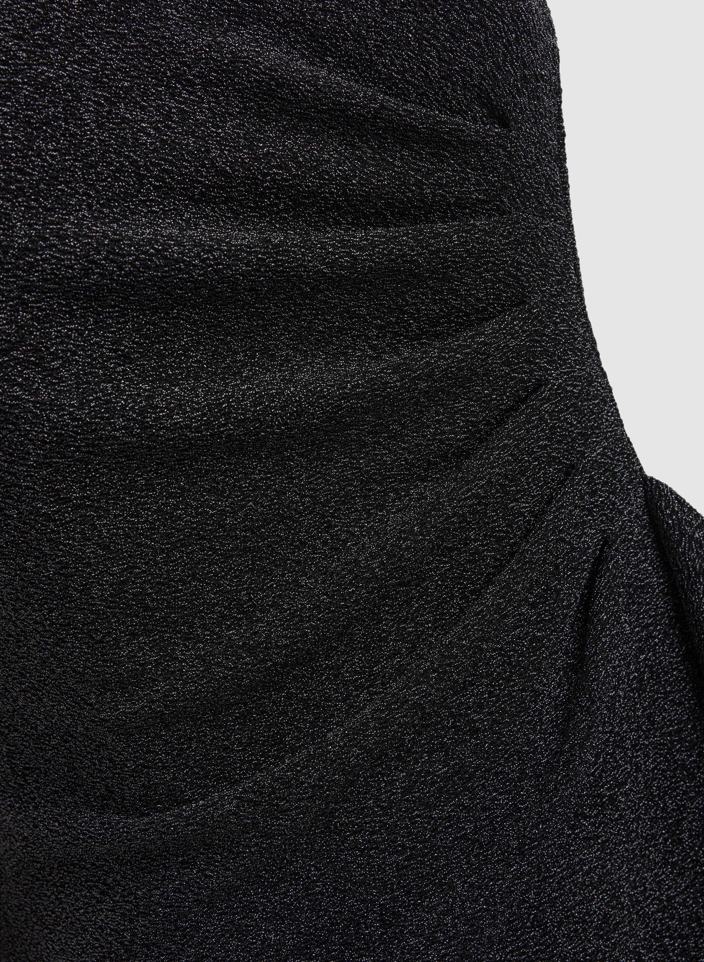 Glitter Ruffle Detail Dress