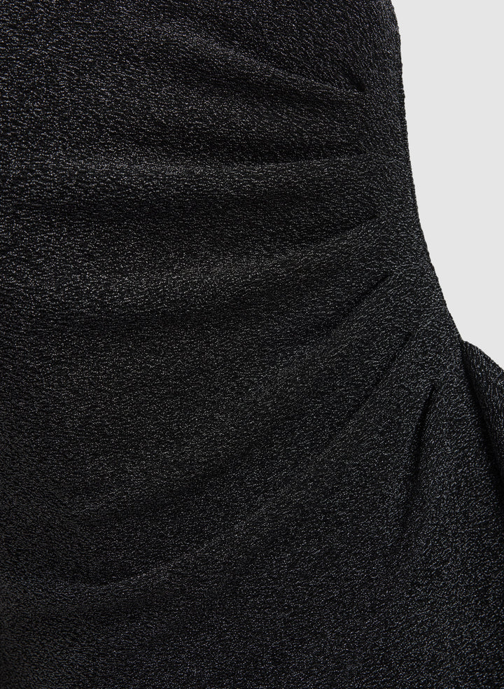 Glitter Ruffle Detail Dress