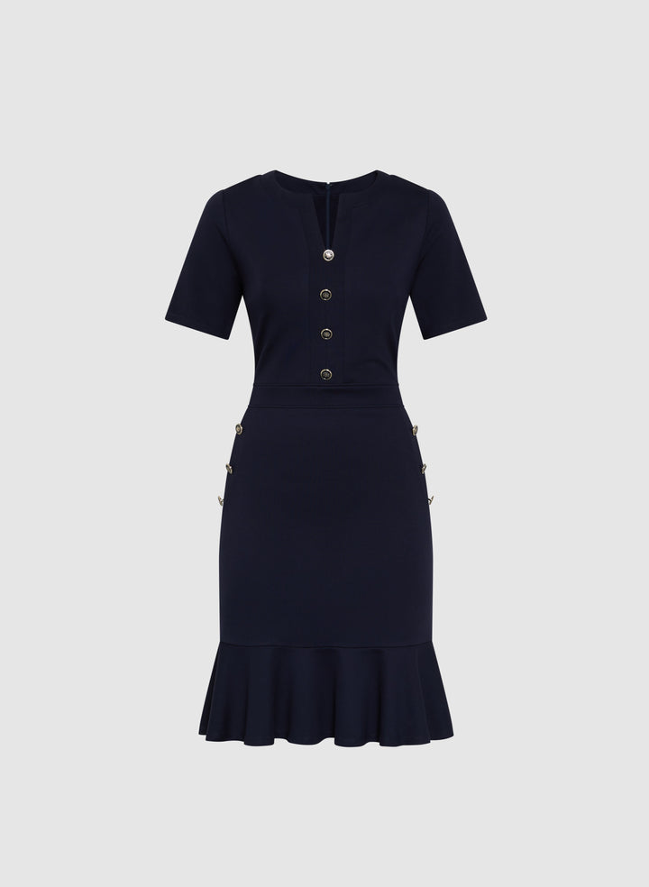 Ruffle Hem Dress