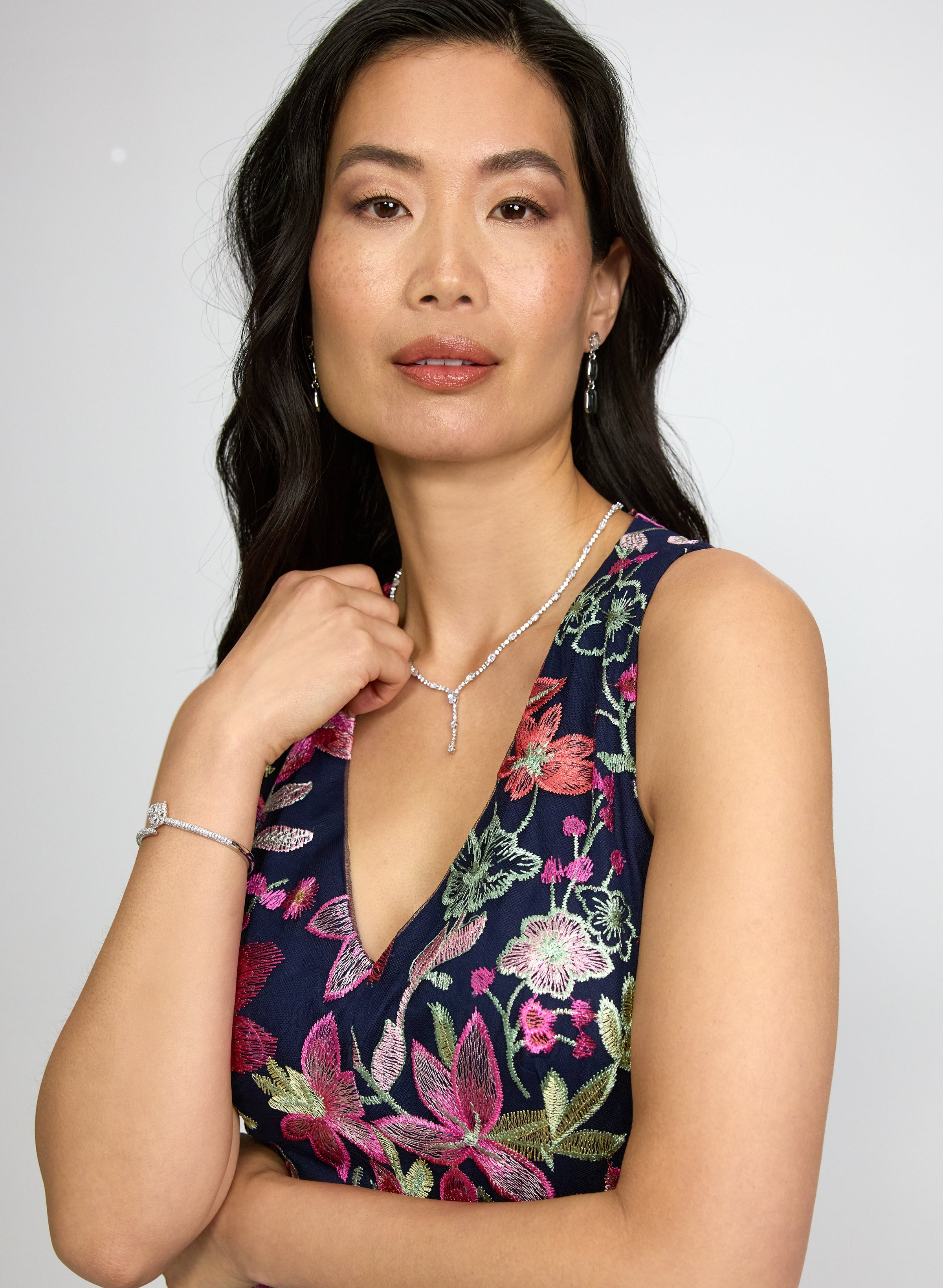 Floral Embroidered Dress