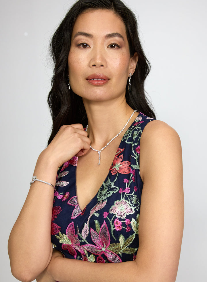 Floral Embroidered Dress