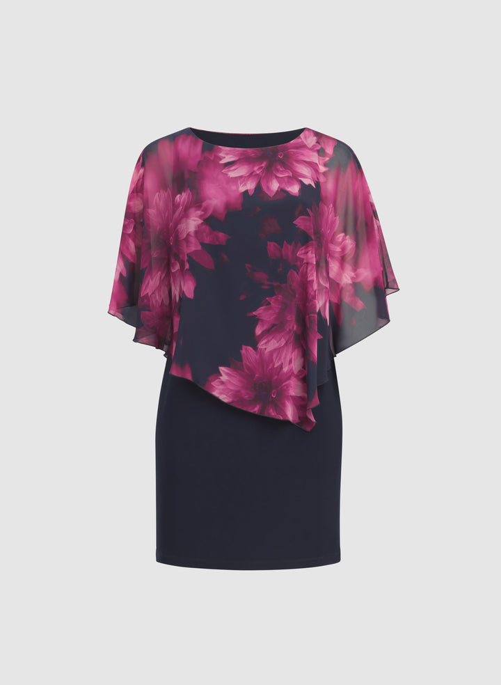 Floral Overlay Dress