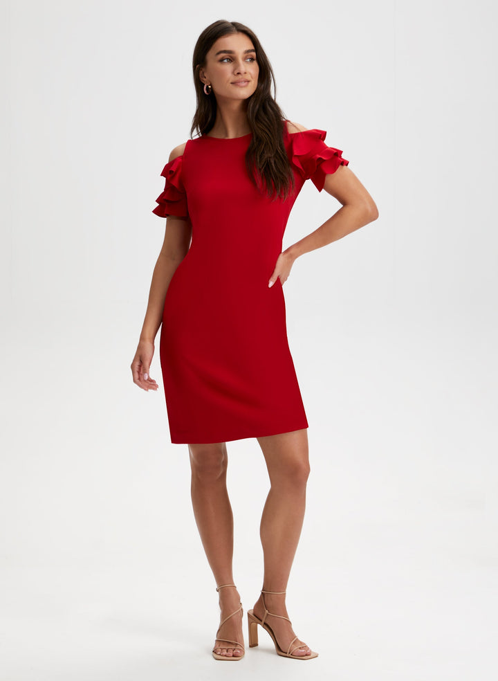 Ruffle Detail Day Dress