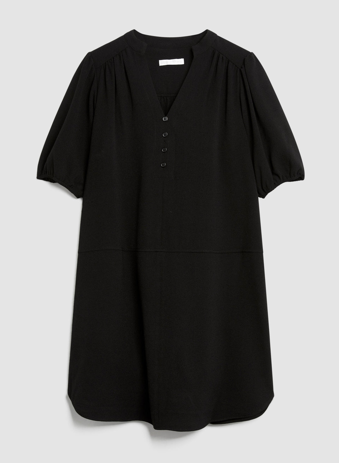 Short Puffed Sleeve Dress